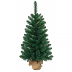 Mini stromek MagicHome Rudolf, jedle v jutě, 90cm