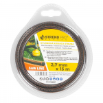 Struna SawLine 2,7 mm, L-15 m, zoubkovaná