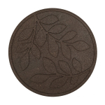 Hnědý  gumový zahradní nášlap FLOMA Leaves - 45...