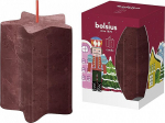 Svíčka bolsius Pillar hvězda Nutcracker, 100x70 mm
