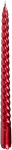 Svíčka spirálová MagicHome červená, 25cm, 2ks
