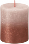 Svíčka válec bolsius Rustic Sunset Misty Pink+A...
