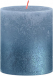 Svíčka válec bolsius Rustic Sunset Sky Blue+ Bl...