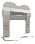 System Leveling - spony 1mm (2000 ks)