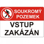 Tabulka bezpečnostní - samolepka A4 "Soukr...