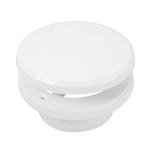 Talířový ventil bílý s regulací, průměr 125 mm