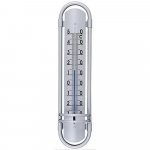 Teploměr 380x88x35mm ALU