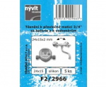 Těsnění převlečných matic 1/2" silikon, 24...