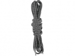 Tkaničky do obuvi reflexní, kulaté, 130 cm, černé