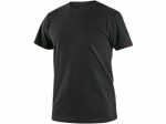Tričko CXS NOLAN, krátký rukáv, černé, vel. M