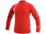 Tričko CXS PETR, dlouhý rukáv, červené, vel. L