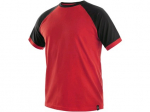 Tričko s krátkým rukávem OLIVER, červeno-černé,...