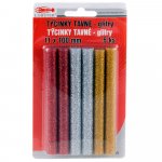 Tyčinky tavné 11x100mm, 6ks, s glitry