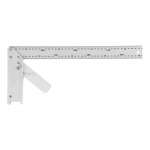 Úhelník s úhloměrem FSC-08 40cm hliníkový