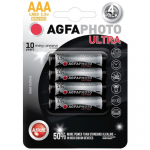 Ultra alkalická baterie LR03/AAA, AgfaPhoto, 4ks