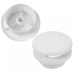Ventil talířový s regulací TV Ø 125 mm, bílý 0419