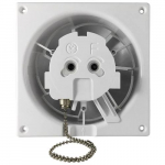 Ventilátor stěnový axiální s časovačem, 100 mm,...