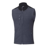 Vesta fleece MARTIN, velikost XXXL, tmavě šedá