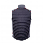 Vesta prošívaná, černo-šedo-červená, vel. 2XL, ...