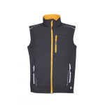 Vesta softshellová VISION H9175/XXL, černá