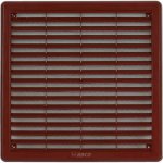 Větrací mřížka se síťovinou - krytka 250x250 hnědá