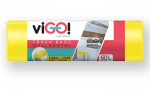 viGO! Odpadkový pytel LDPE 60l/10 ks - žlutý