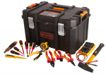 Vodotěsný kufr s elektrikářským nářadím, 15 ks ...