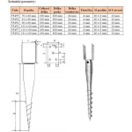 Vrut zemní U, 90 x 60 x 100 mm, tloušťka 4 mm