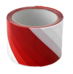 Výstražná páska 70mm/100m - červeno/bílá