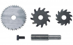 WOLFCRAFT - Fréza 3263+64+7 a stopka 8mm, sada