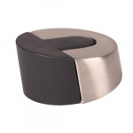 Zarážka dveřní, Ø 46 x 26 mm, matný nikl