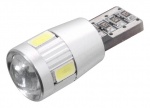 Žárovka 6 SMD LED 12V T10 s rezistorem CAN-BUS ...