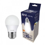 Žárovka AMM-E27-G45-4,9W-DW