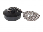 Zátka černá 3/2" průměr 43mm - dřezová se ...