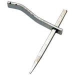 Zednická skoba 140 mm, čtyřhranná pozinkovaná