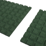 Zelená gumová dlažba (V25/R15) FLOMA SportFlo S...