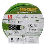 Zelená zahradní hadice Procraft PR-4GH1315 4 vr...