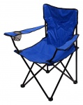 Židle kempingová skládací BARI modrá