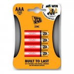 Zinko-chloridové baterie R03/AAA, JCB, 4ks