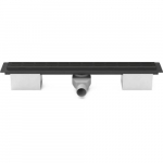 Žlab lineární plastový černý 650 mm, line černá...