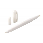 Popisovač permanentní (fix), oboustranný, bílý ...